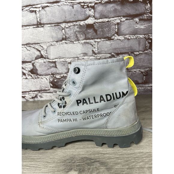 Palladium Pampa Travel Lite Slate Gray Combat Mesh Boots Men Sz 7M US/40EU W8.5M - Picture 10 of 16